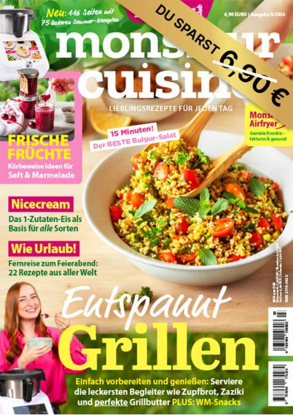 Magazin Cover mit Streichpreis
