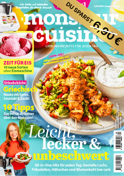 Magazin Cover mit Streichpreis