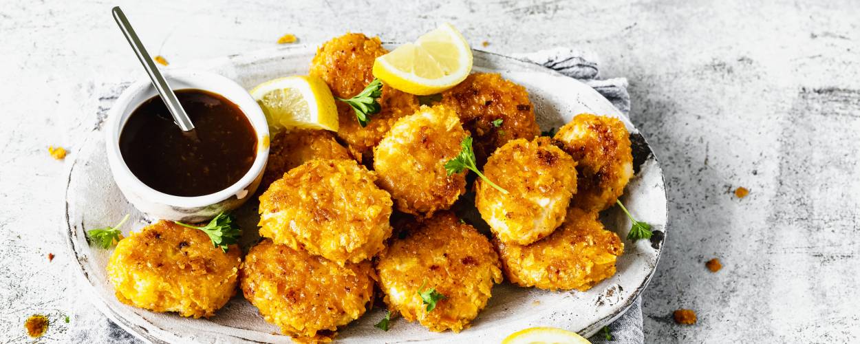 Chicken Nuggets mit süßsaurer-Soße