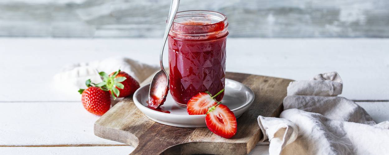 Die einfachste Erdbeermarmelade
