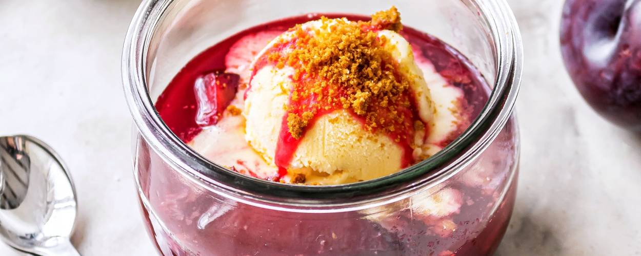 Pflaumenkompott mit „Aperol“