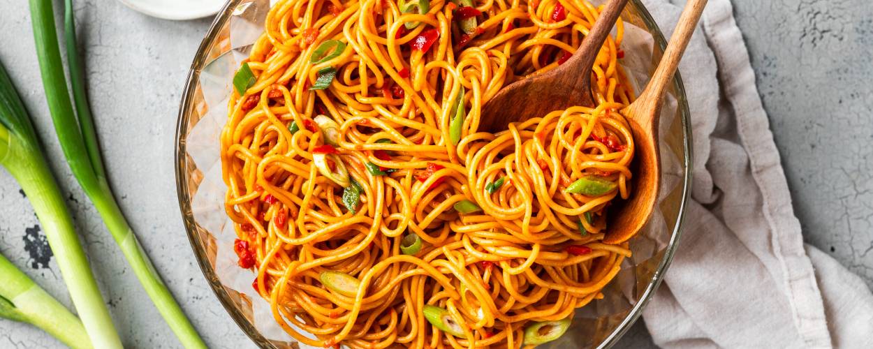 Der Absolute-Renner-Spaghettisalat mit Curry