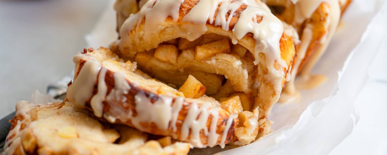 Süßes Zupfbrot à la Apfel-Zimtschnecke