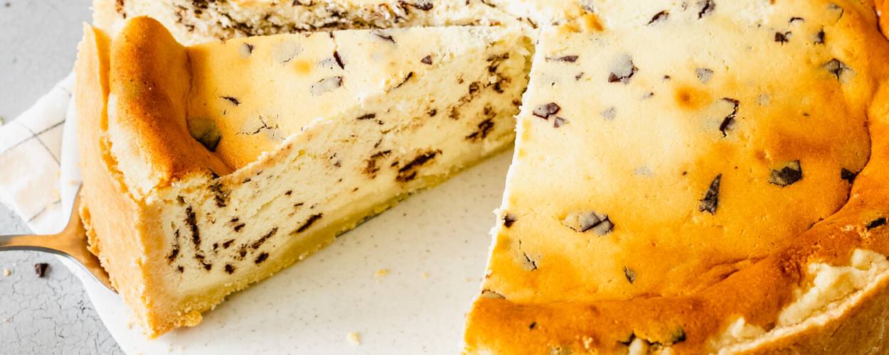 Stracciatella Käsekuchen