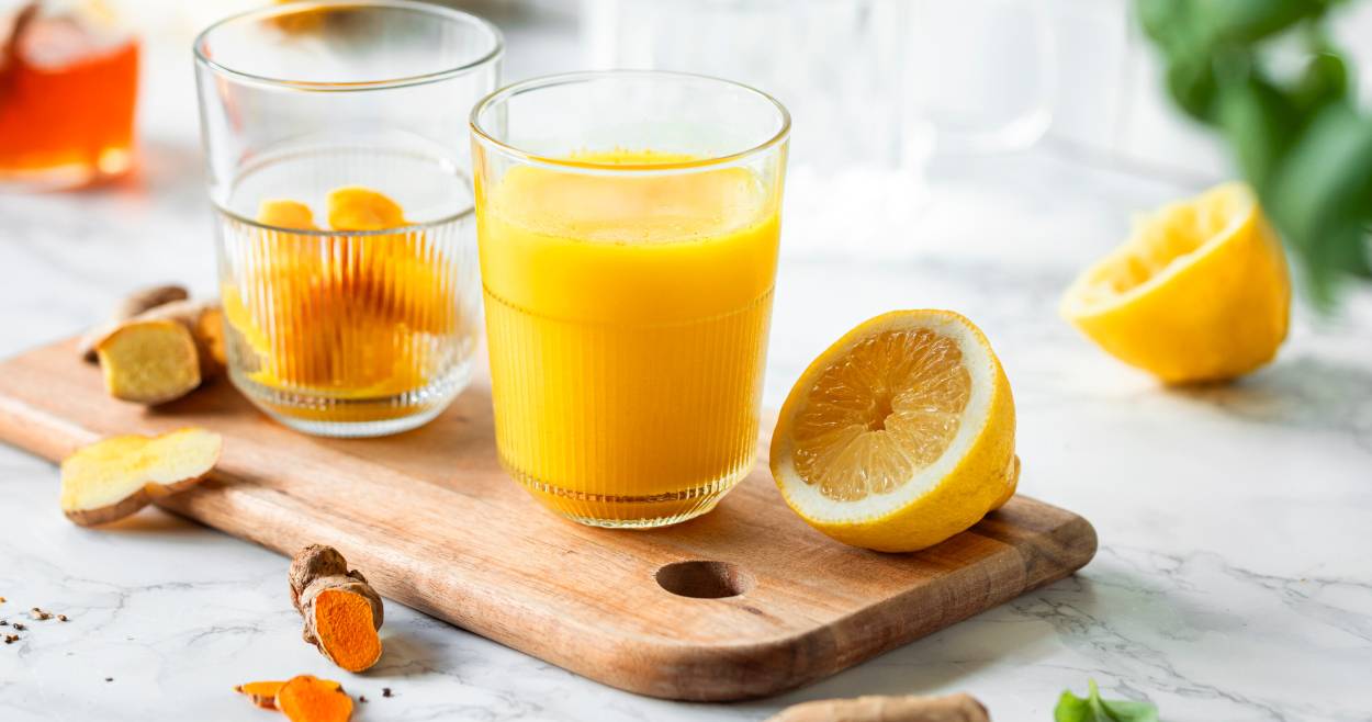 Ingwer-Shot-Eiswürfel auf Vorrat