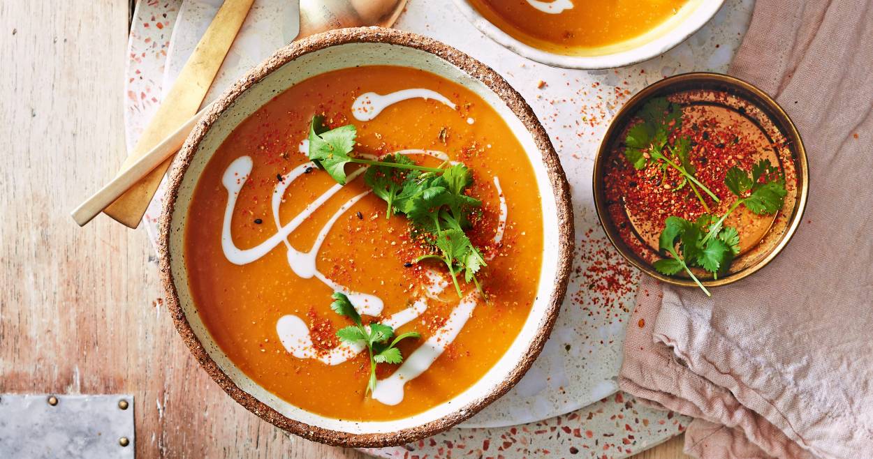 Cremige Rote-Linsen-Suppe