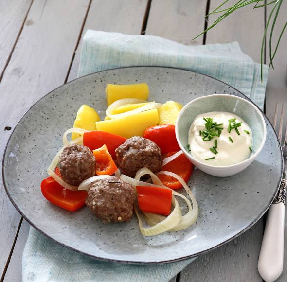 Hackbällchen Toskana im Monsieur Cuisine | ZauberMix Hackbällchen Toskana im Monsieur Cuisine | ZauberMix