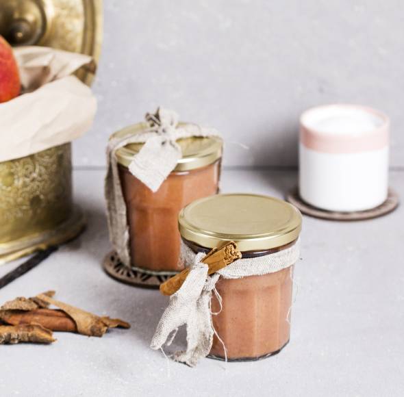 Rotes Apfelmus mit Zimtnote aus dem Monsieur Cuisine | ZauberMix