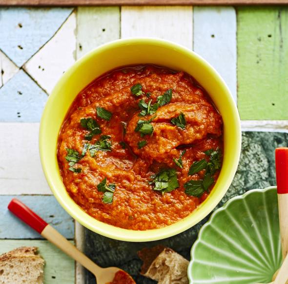 Pikanter Tomate-Mozzarella-Dip im Monsieur Cuisine | ZauberMix