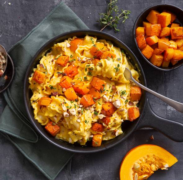 Bandnudeln mit Spinat und Garnelen im Monsieur Cuisine | ZauberMix Bandnudeln mit Spinat und Garnelen im Monsieur Cuisine | ZauberMix