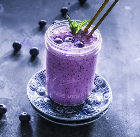 Blaubeer-Smoothie