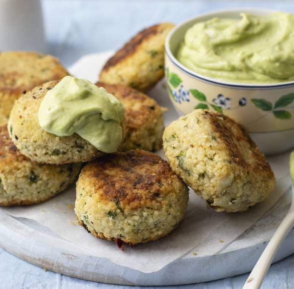 Blumenkohl-Couscous-Puffer