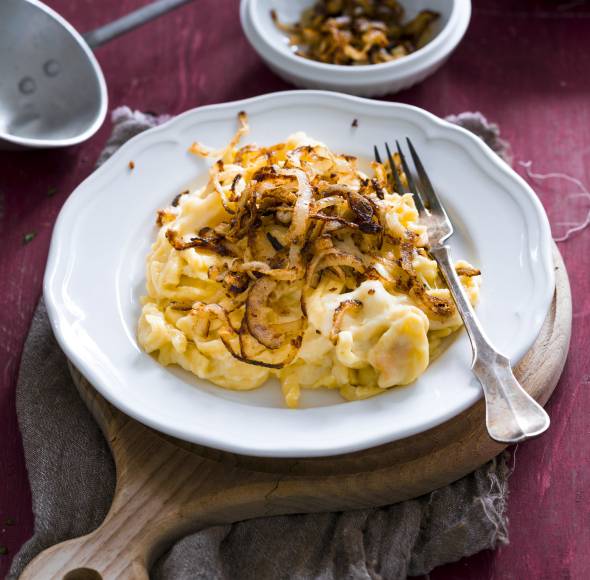 Cremige Käsespätzle