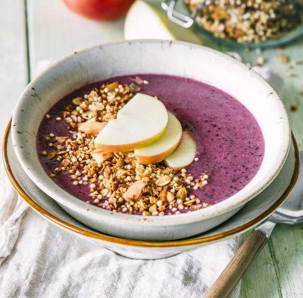 Schneller Frühstückssmoothie mit dem Monsieur Cuisine | ZauberMix Schneller Frühstückssmoothie mit dem Monsieur Cuisine | ZauberMix