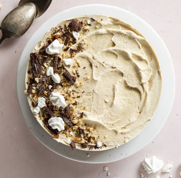 Gekühlte Sahne-Espressotorte