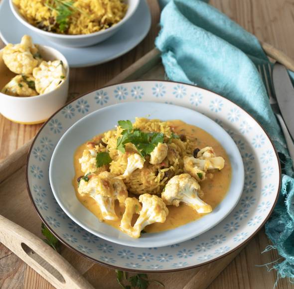 Putencurry mit Gemüse im Monsieur Cuisine | ZauberMix
