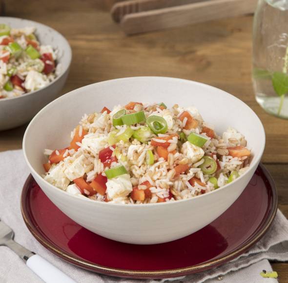 Griechischer Spaghettisalat im Monsieur Cuisine | ZauberMix