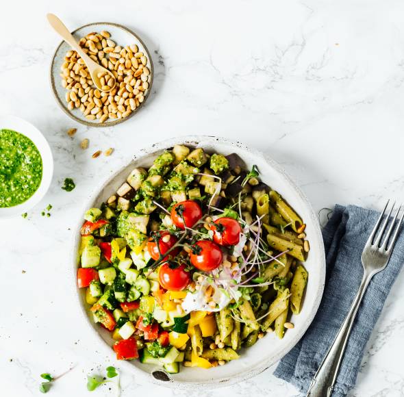 Pasta-Hähnchen-Bowl mit dem Monsieur Cuisine | ZauberMix