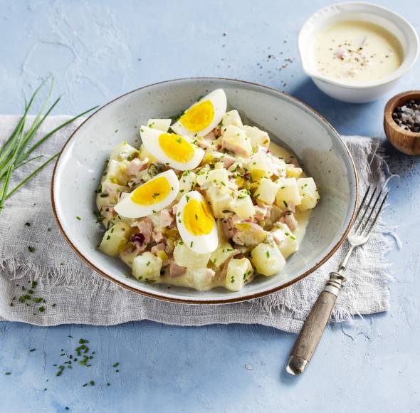 „Kartoffelsalat“ aus Kohlrabi