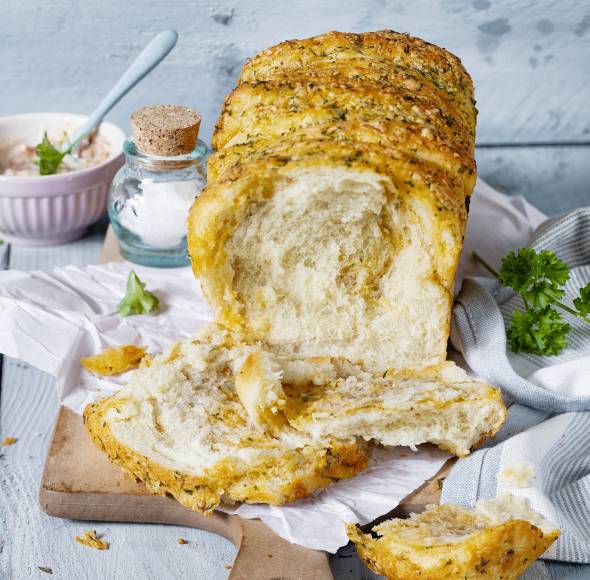 Knoblauch-Zupfbrot