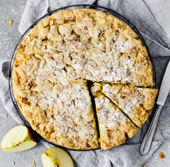 Apfel-Pflaumen-Crumble mit dem Monsieur Cuisine | ZauberMix