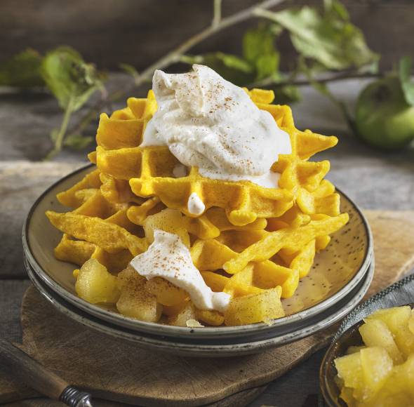 Waffeln mit Gemüsequark Monsieur Cuisine | ZauberMix