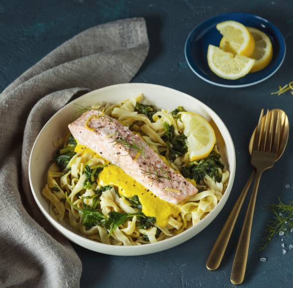 Nudel-Lachs-Auflauf aus dem Monsieur Cuisine | ZauberMix