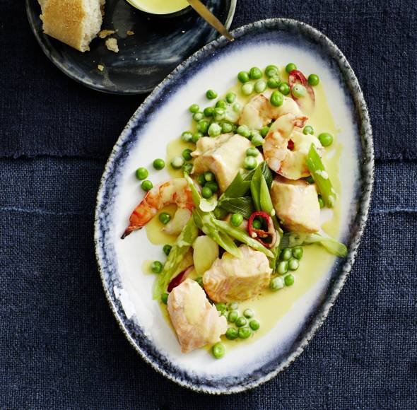 Zucchininudeln mit Lachs-Sahne-Soße | ZauberMix Zucchininudeln mit Lachs-Sahne-Soße | ZauberMix