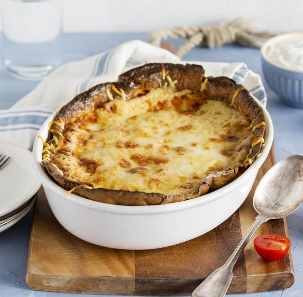 Low Carb: Würziger Pizzaauflauf