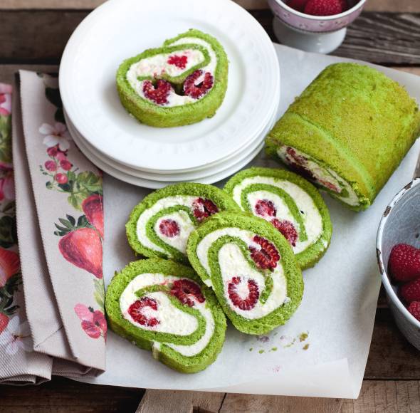 Butterkekskuchen mit Himbeeren | ZauberMix