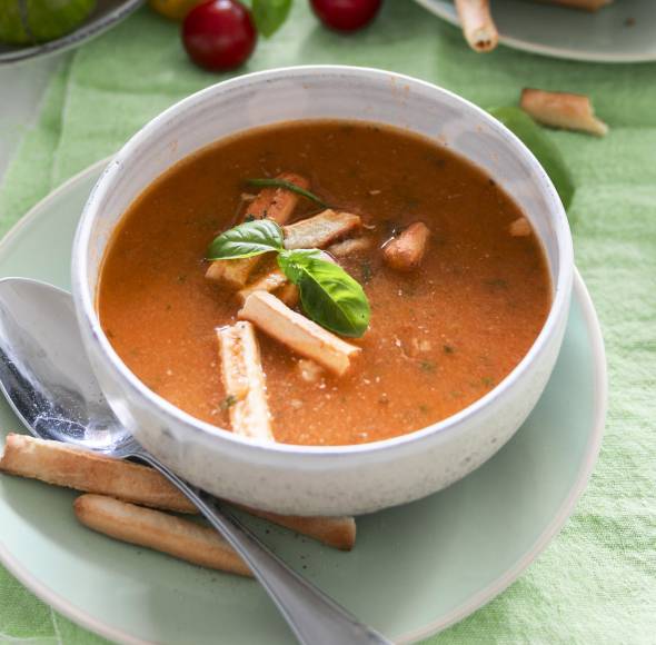 Tomatensuppe wie in der Toskana