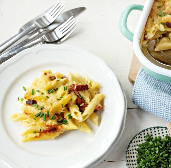 Spargel-Kartoffel-Gratin mit Schinken | ZauberMix