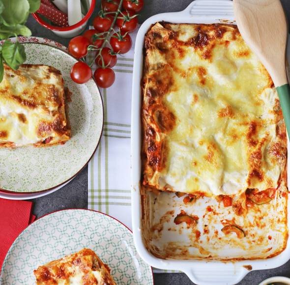 Ratatouille-Lasagne