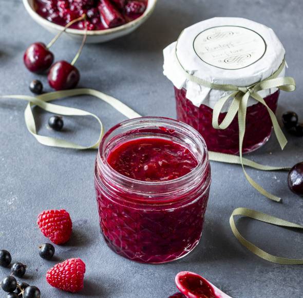 Rumtopfkonfitüre