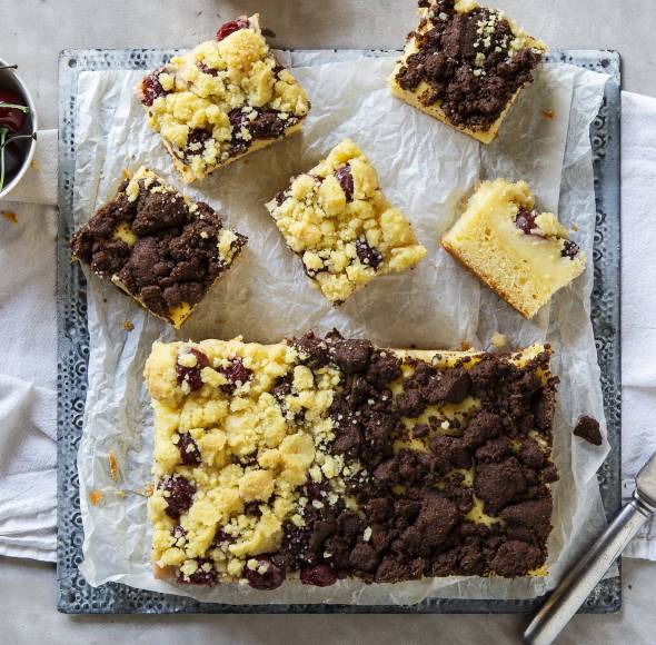 Butterkekskuchen mit Himbeeren | ZauberMix