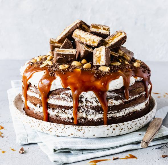 Snickers-Torte