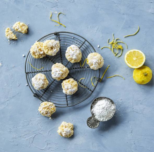 Softe Zitronen-Frischkäse-Cookies