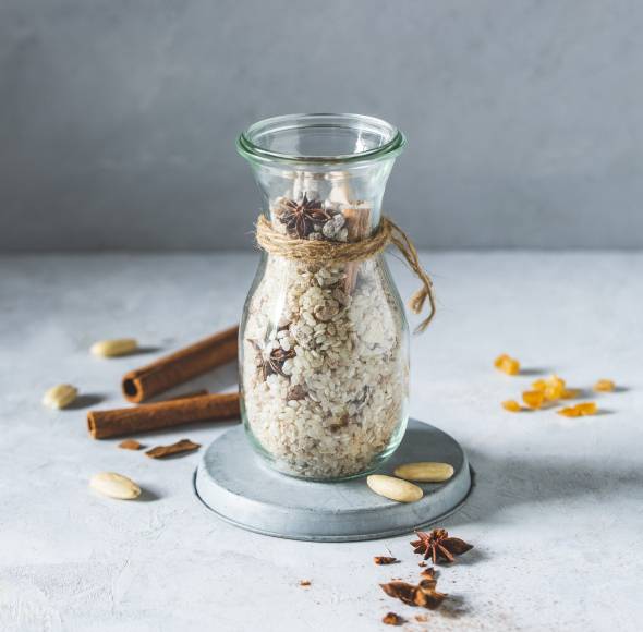 Milchreis mit Apfel-Birnen-Kompott im Monsieur Cuisine | ZauberMix