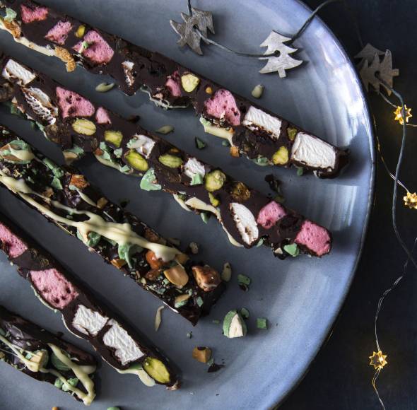 Weihnachtliches Rocky Road