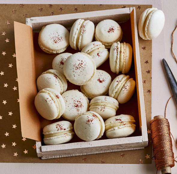 Zimt-Orangen-Macarons