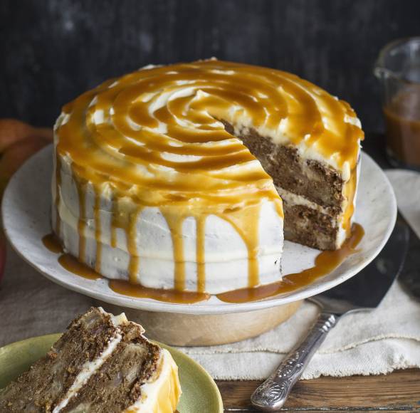 Apfel-Spekulatius-Torte mit Mascarponecreme
