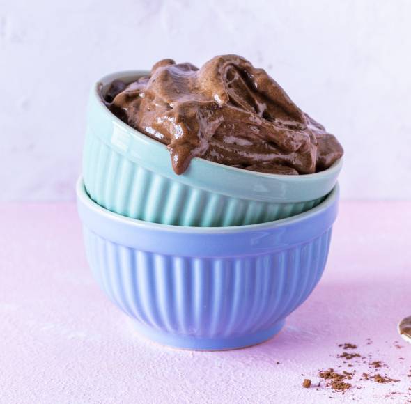 Mango-Bananen-Nicecream für denMonsieur Cuisine | ZauberMix Mango-Bananen-Nicecream für denMonsieur Cuisine | ZauberMix