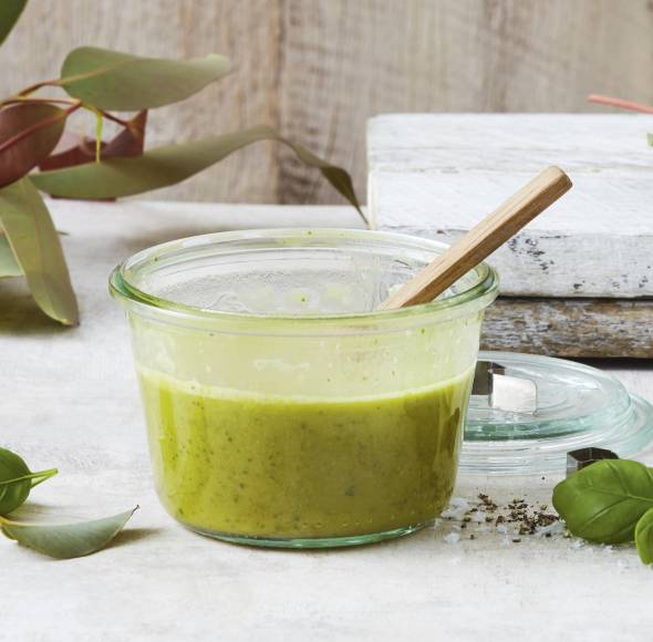 Basilikum-Vinaigrette