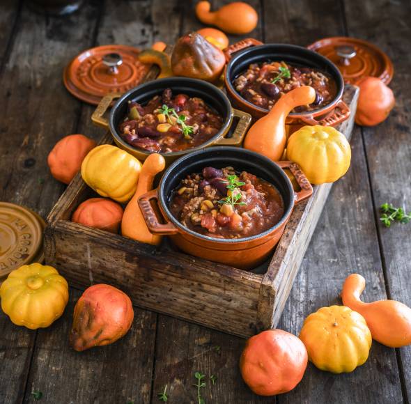 Schnelles Chili vegetarisch im Monsieur Cuisine | ZauberMix Schnelles Chili vegetarisch im Monsieur Cuisine | ZauberMix