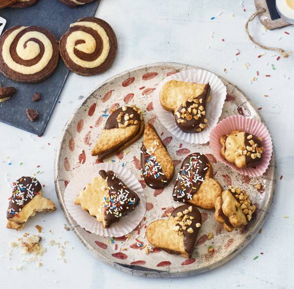 Gefüllte Butterplätzchen