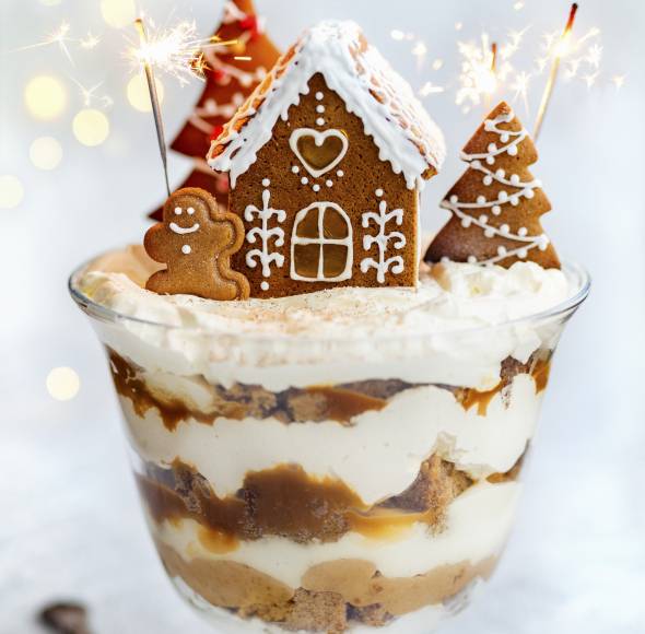 Lebkuchen-Schichtdessert