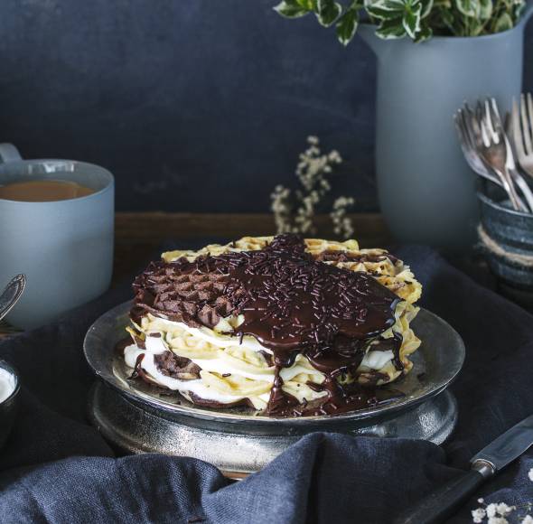 Red-Velvet-Bubble-Waffeln mit dem Monsieur Cuisine | ZauberMix Red-Velvet-Bubble-Waffeln mit dem Monsieur Cuisine | ZauberMix