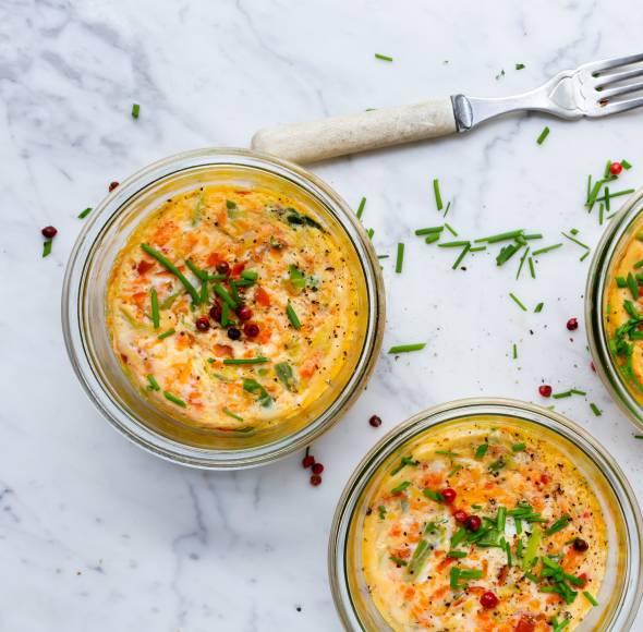 Omeletts im Weckglas