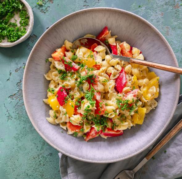 One-Pot-Pasta mit Gemüse