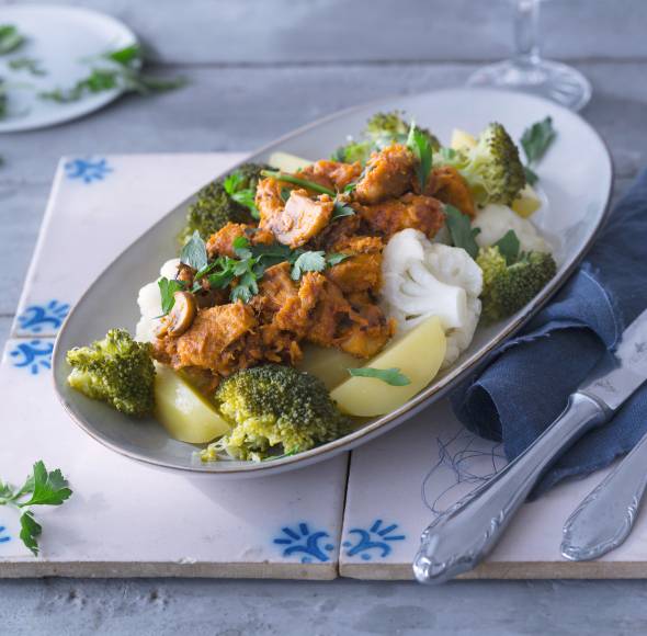 Tagliatelle mit Ragout und Pilzen im Monsieur Cuisine | ZauberMix Tagliatelle mit Ragout und Pilzen im Monsieur Cuisine | ZauberMix